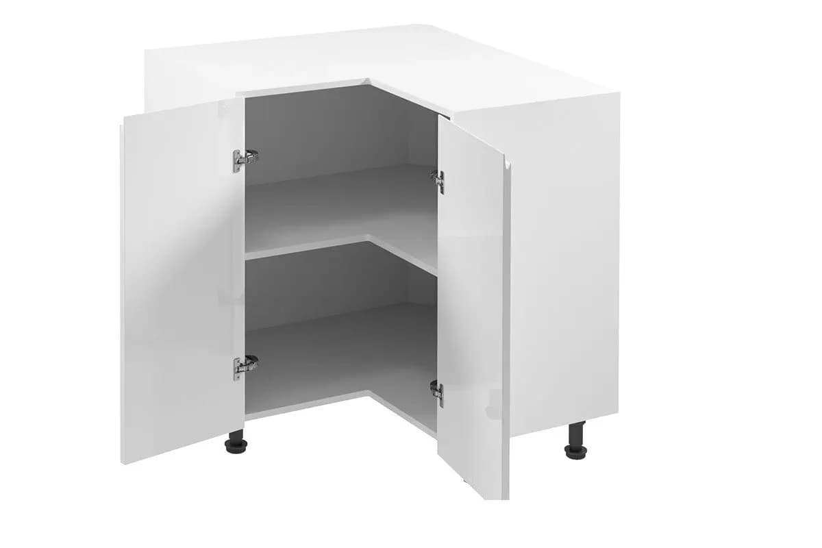 ROYAL24_MARKT Eckunterschrank Weiß Modern
