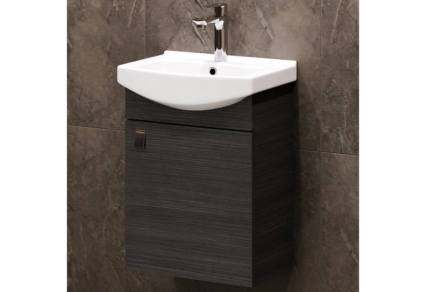 Planetmöbel Waschtischunterschrank 45cm Anthrazit