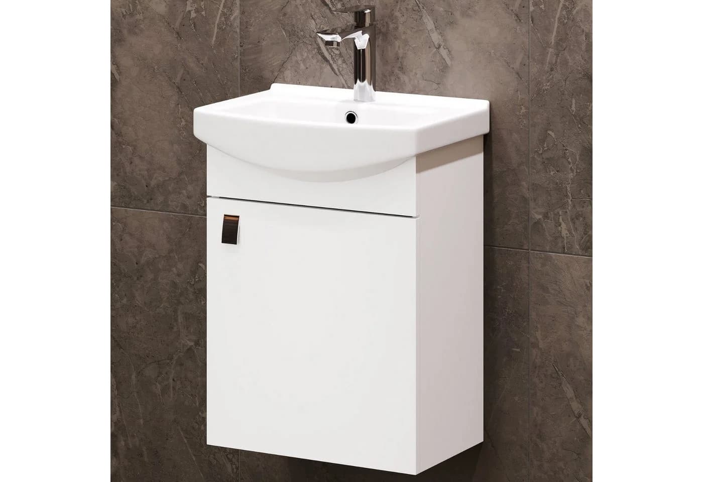 Planetmöbel Waschtischunterschrank 45cm Weiß