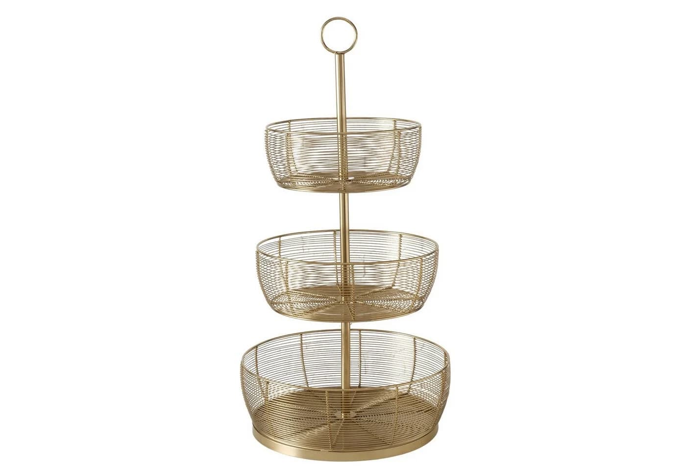 MF Dekoetagere Enrico XXL Eisen Gold Modern 70cm
