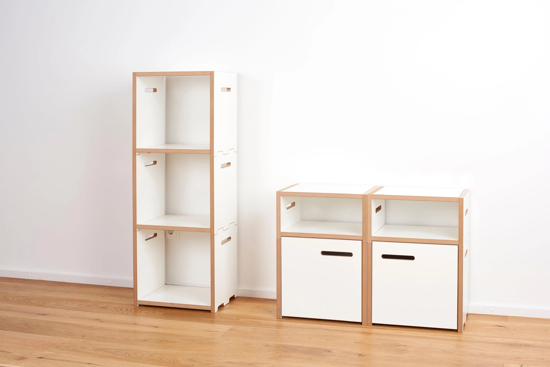 Mehrzweckregal TOJO halbstark weiß MDF 40x32x35,2 cm