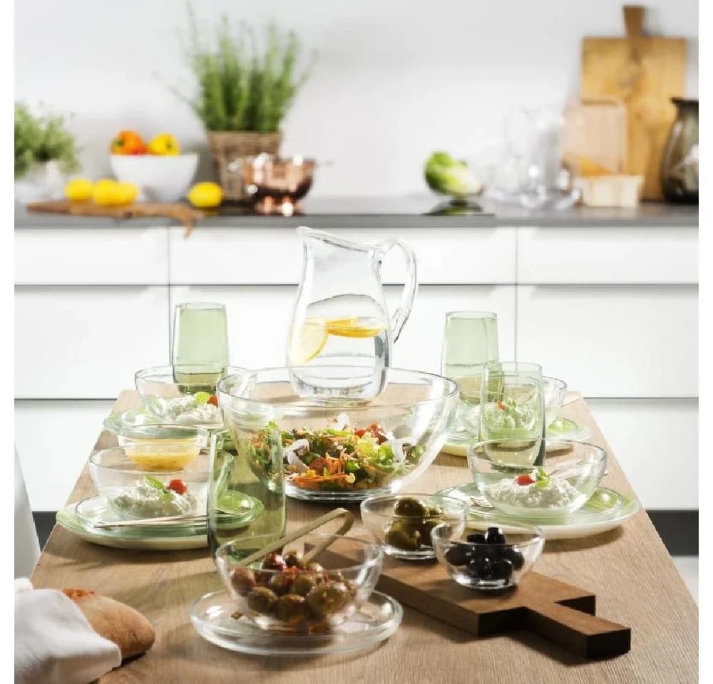 LEONARDO Frühstücksteller Cucina 18cm 6-teilig Glas Transparent