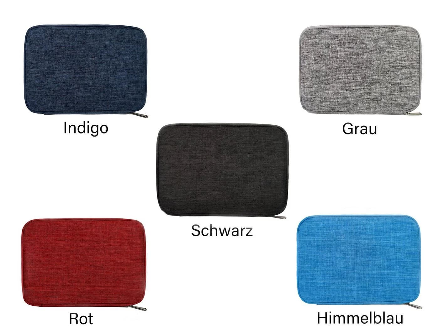 COOL-i® Uhrenbox Aufbewahrungstasche für Uhrenarmbänder Schwarz