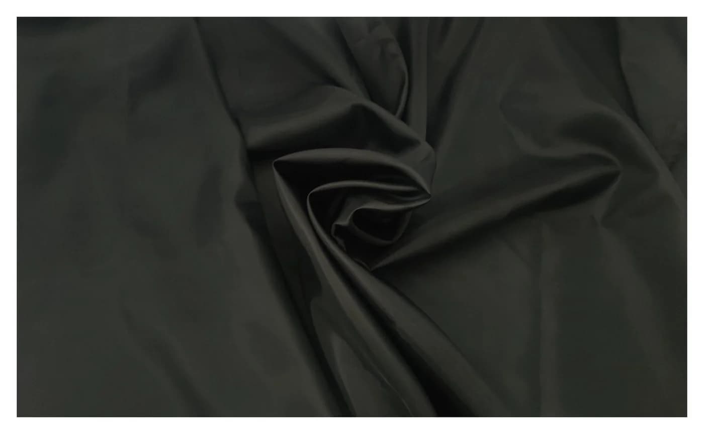 Jirex Trading Company Futterstoff Taft 150cm Breit Schwarz