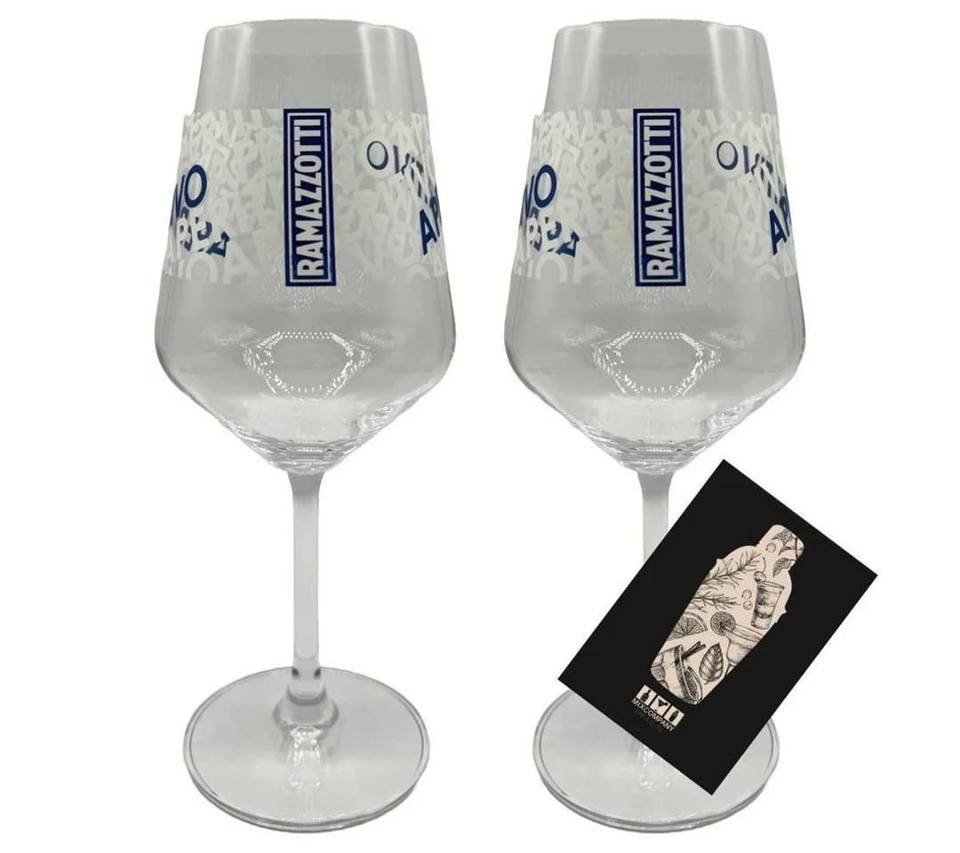 Mixcompany Cocktailglas Ramazzotti 2er-Set Transparent Modern