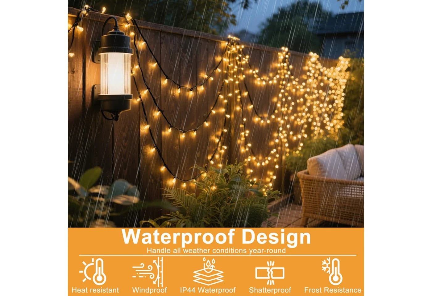 FIVMEN LED Solarleuchte Warmweiß mit Fernbedienung