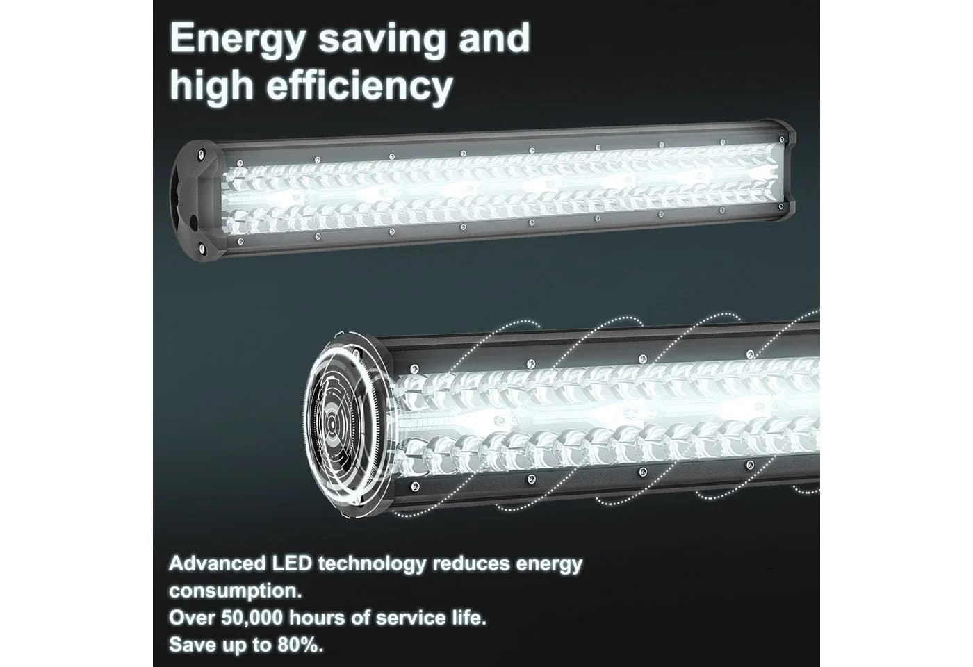 FIVMEN LED Arbeitsleuchte 270W-675W Offroad Zusatzscheinwerfer Combo Strahl