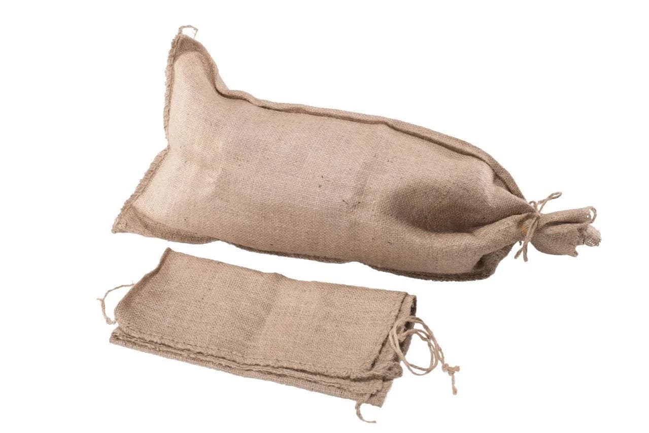 MASYS Jute-Sandsack 60x30cm 2er Pack mit Verschlussband