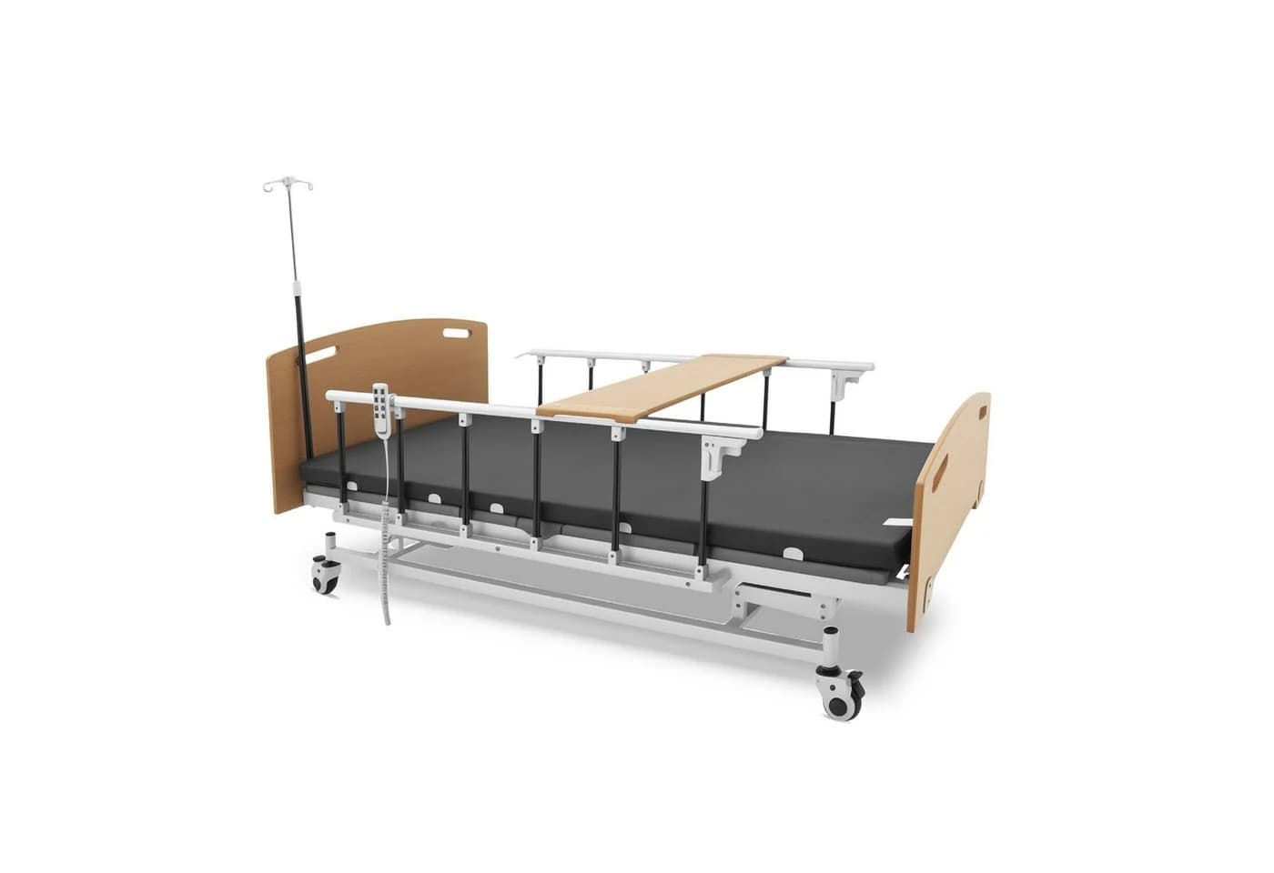 Vankel Elektrisches Pflegebett 4 Funktionen mit Matratze & 205kg Tragkraft