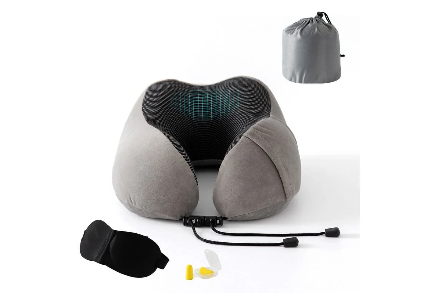 Ergonomisches U-förmiges Reisekissen aus Memory-Schaum