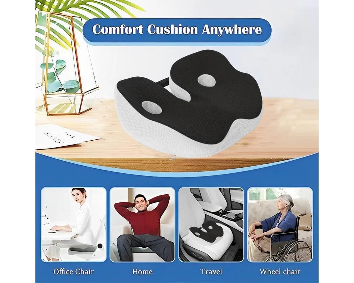 Ergonomisches U-förmiges Sitzkissen aus Memory-Schaum