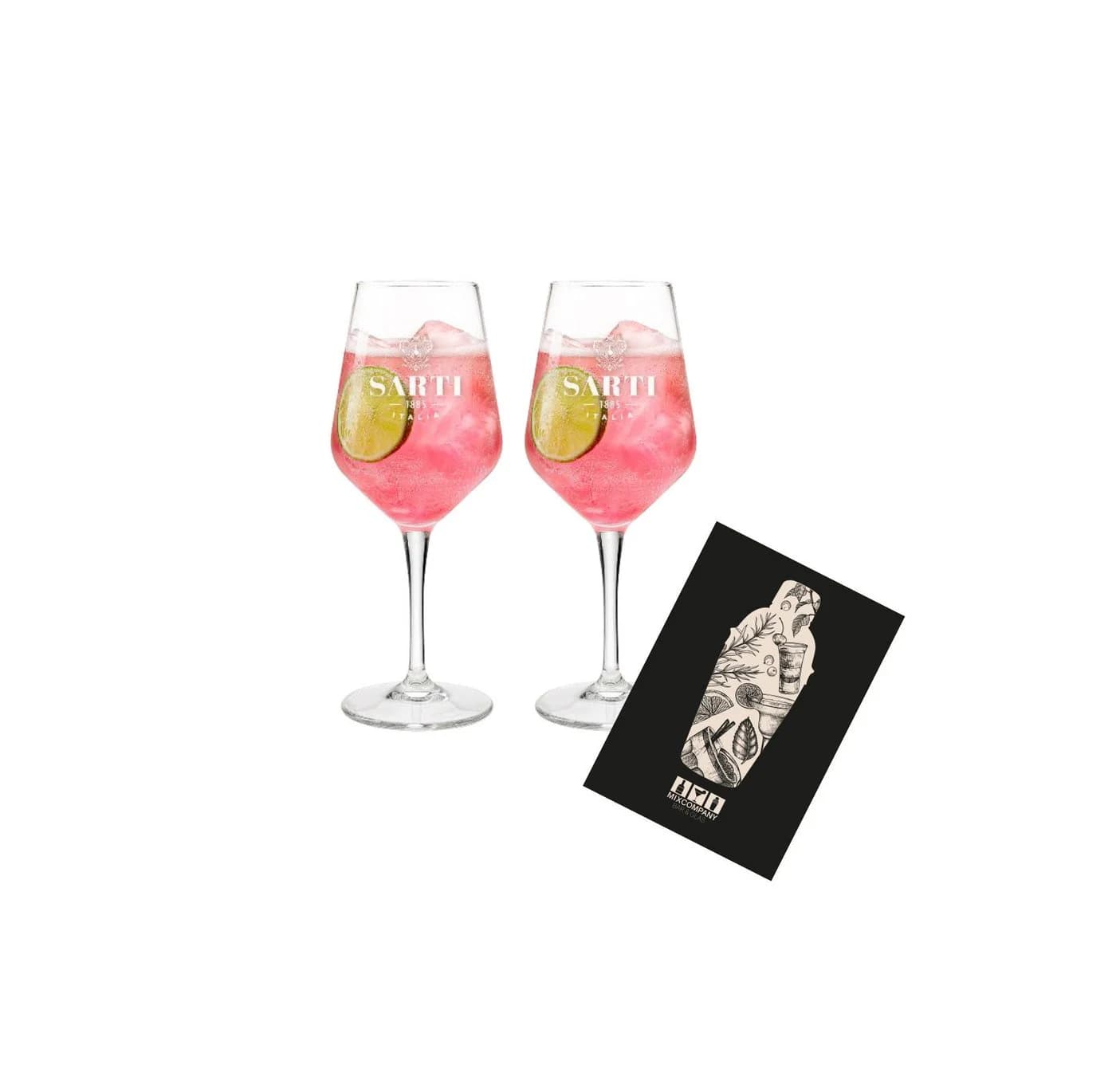 Mixcompany Gläser-Set Sarti Rosa Italia 2er Ballongläser Transparent