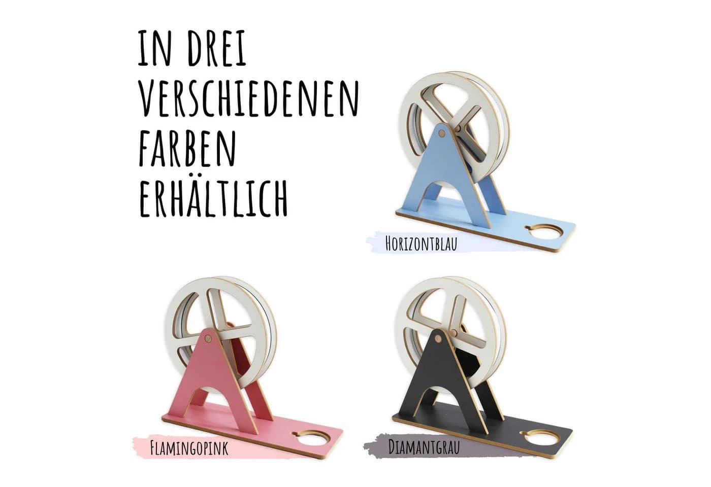 Holzura Tonie Regal Riesenrad Blau für Toniefiguren