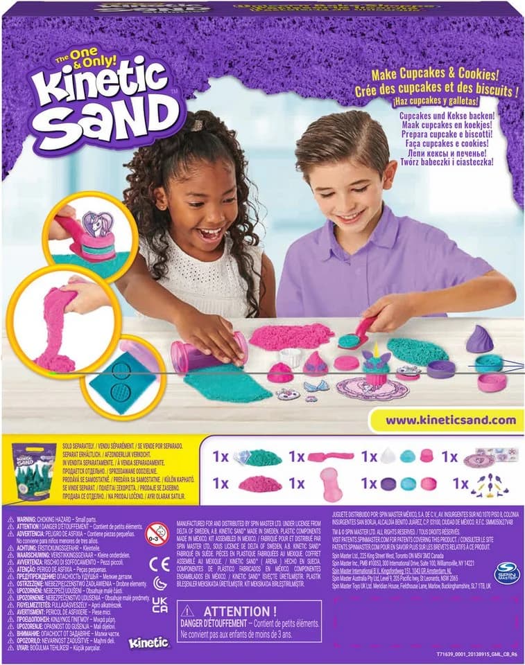 Kreativset Einhorn Backstube mit Kinetic Sand