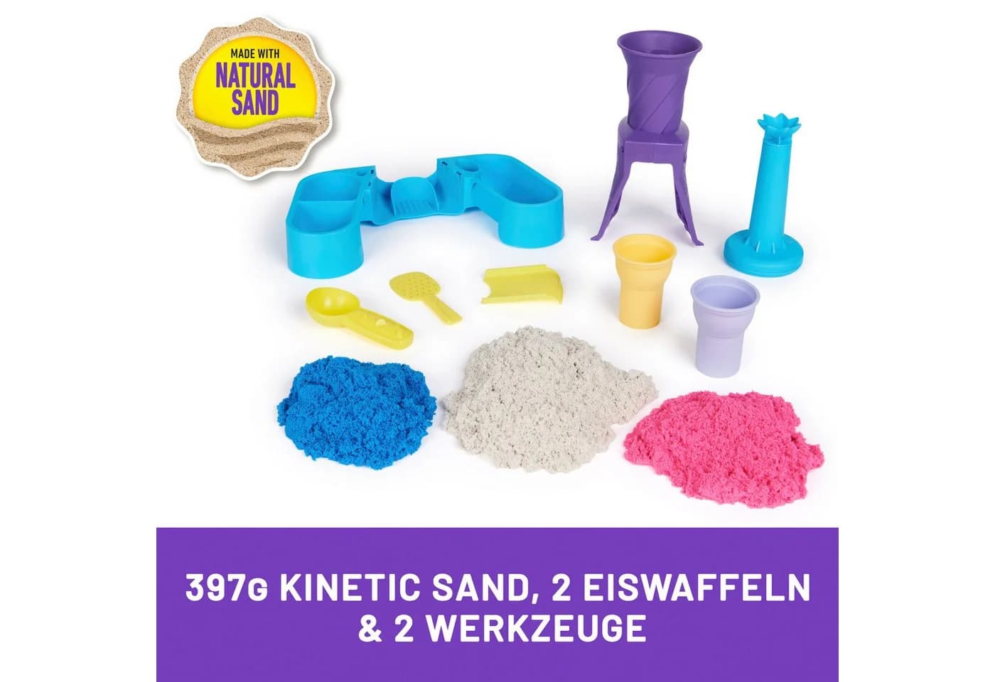 Spin Master Kreativset Kinetic Sand - Soft Serve Ice Cream Station 397g