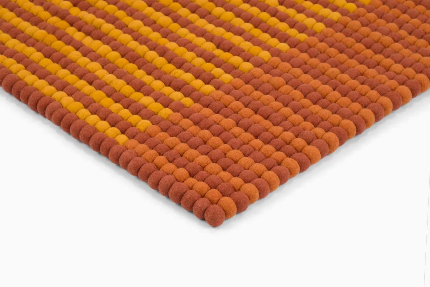 myfelt Wollteppich Whisper Dawn Orange Schurwolle
