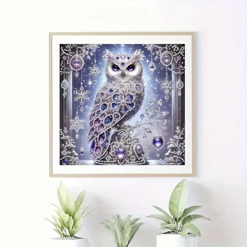 Venicce Love Kreativset Diamond Painting Bilder 5D Diamant Painting Malerei Set Eule