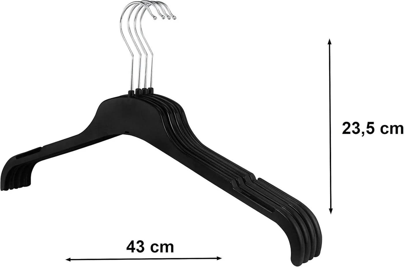 RSR Hangers Kleiderbügel 10-tlg. Kunststoff 360° drehbar
