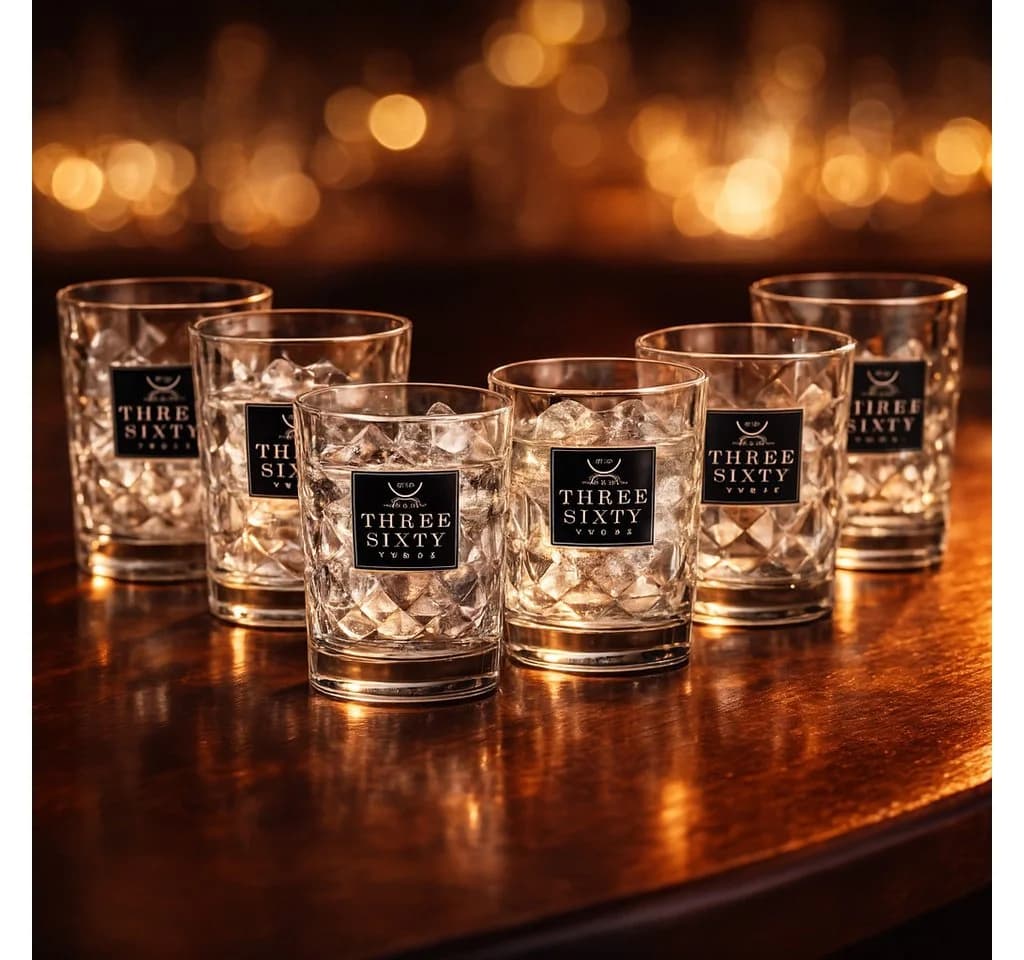 Mixcompany Three Sixty Tumbler Gläser Set 6x 0,2 l Glas Transparent