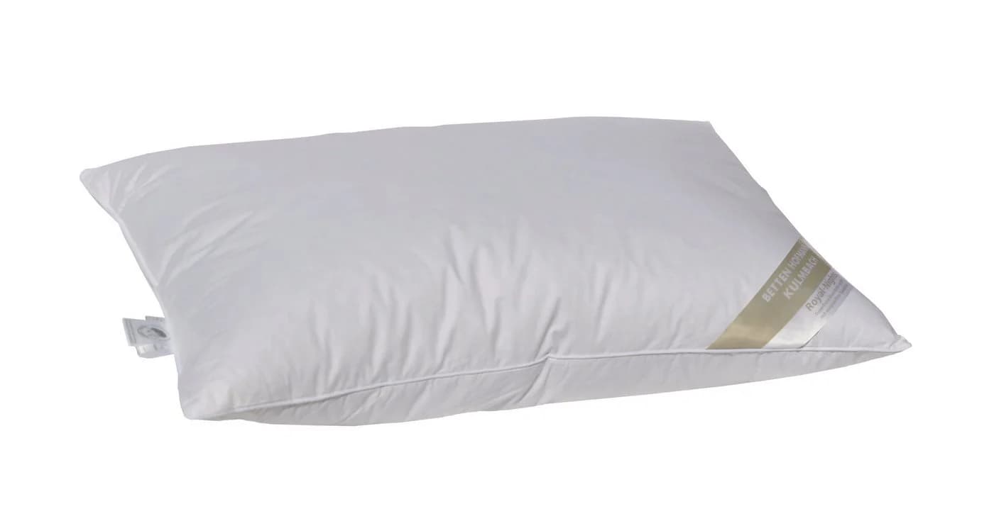 Betten Hofmann Luxus 3-Kammer-Kopfkissen 50x75 cm Baumwolle Federn Daunen