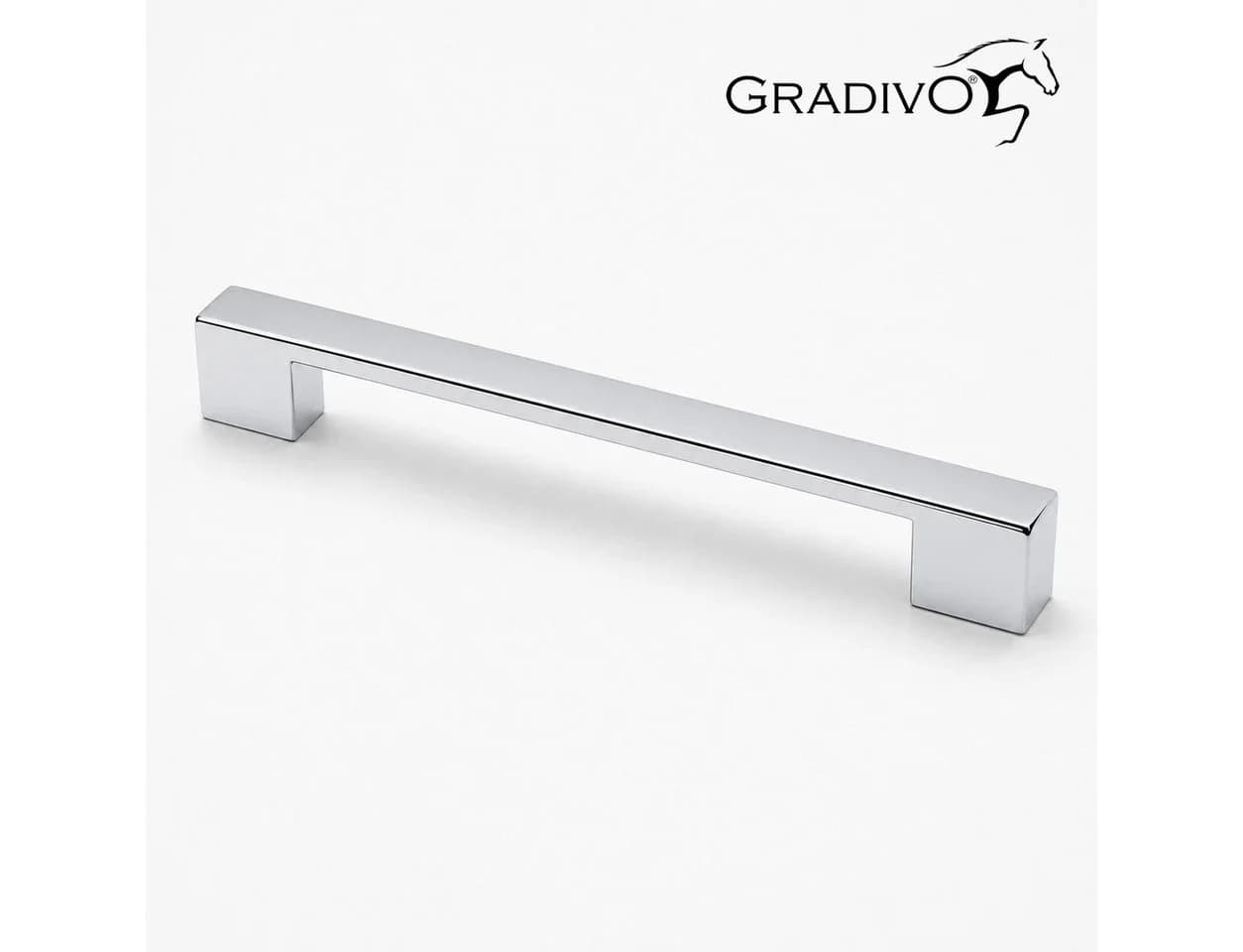 Gradivo Möbelgriff Bügelgriff 112 Chrom 224-256 mm