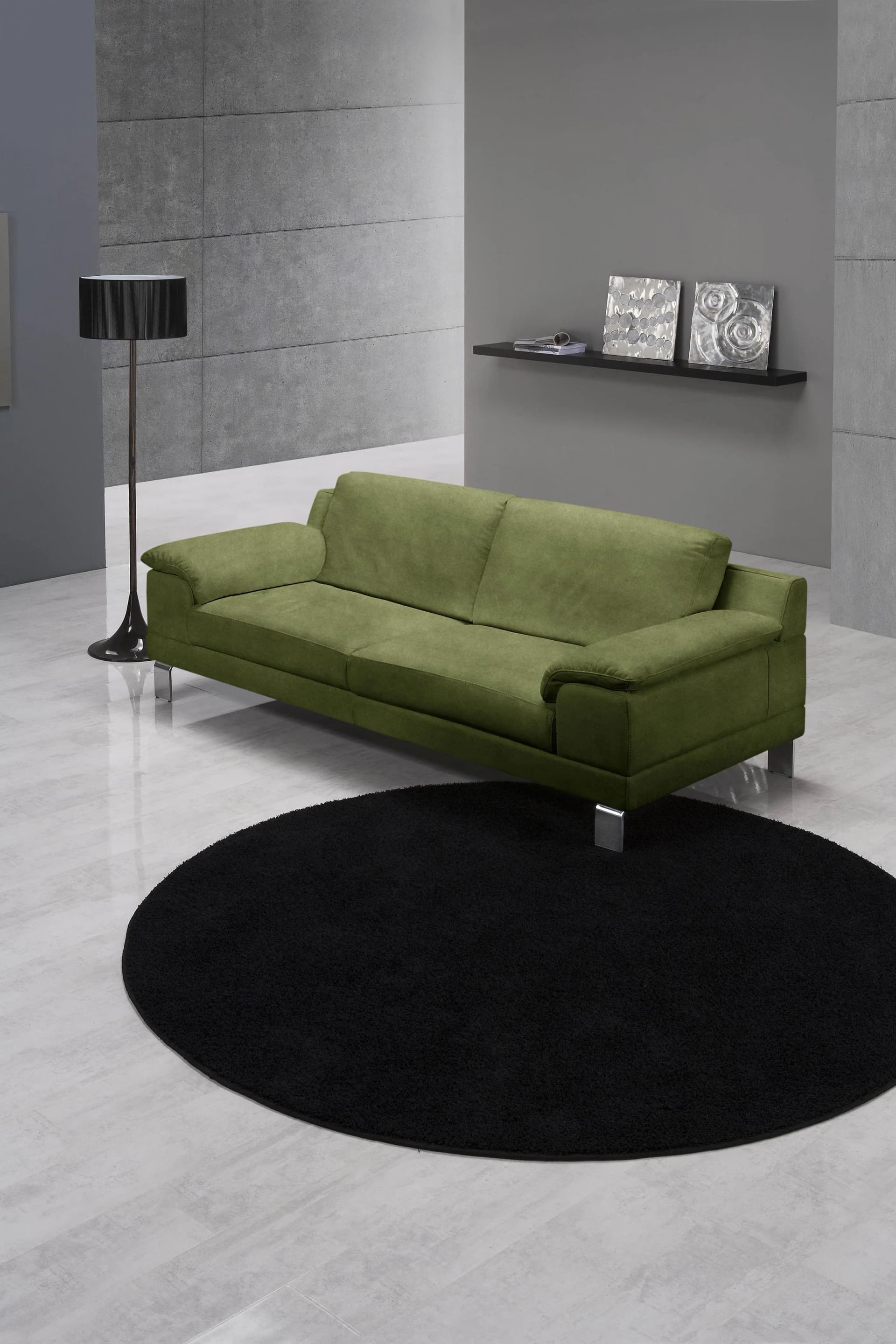 Egoitaliano 2,5-Sitzer Shakira Grün Design-Sofa