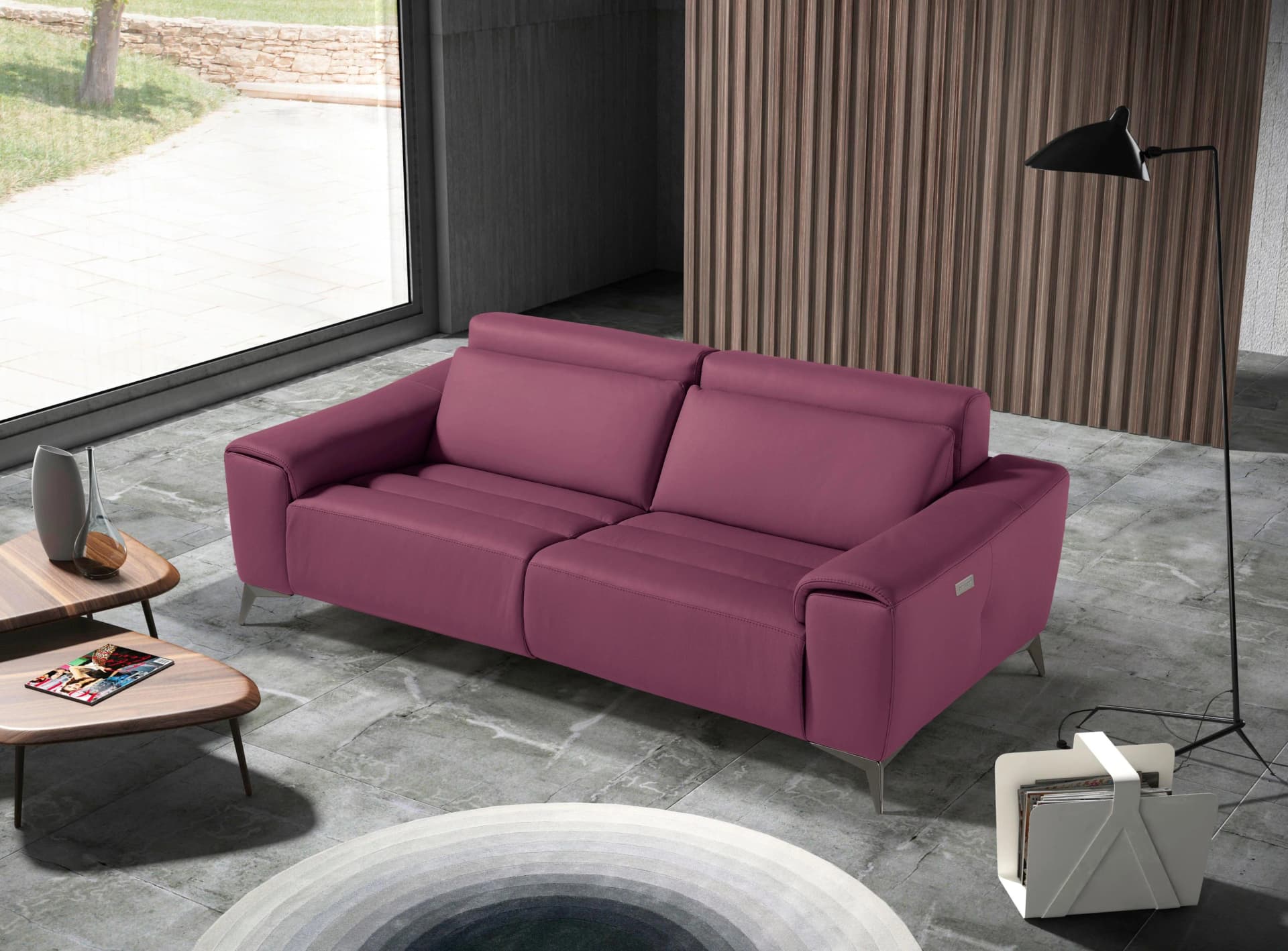 Egoitaliano Suzette 2,5-Sitzer Designsofa Violett