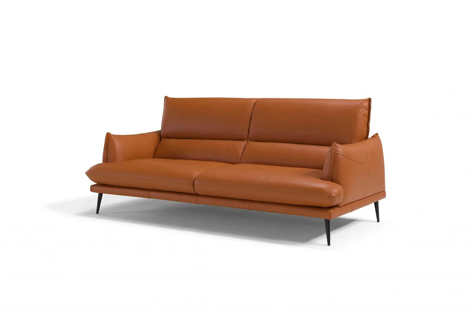 Elegantes 2,5-Sitzer-Sofa in bunt (brick)