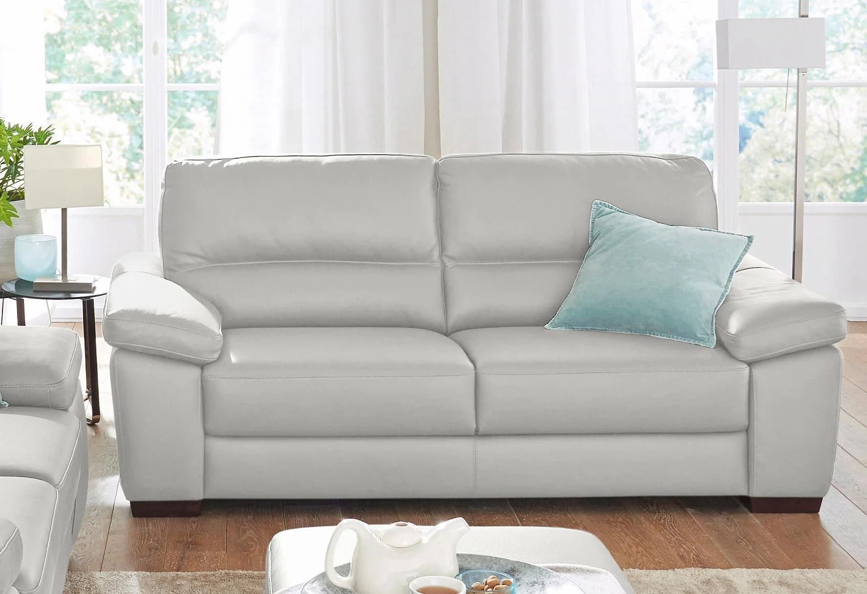 CALIA ITALIA Gaia 2-Sitzer Ledersofa Braun