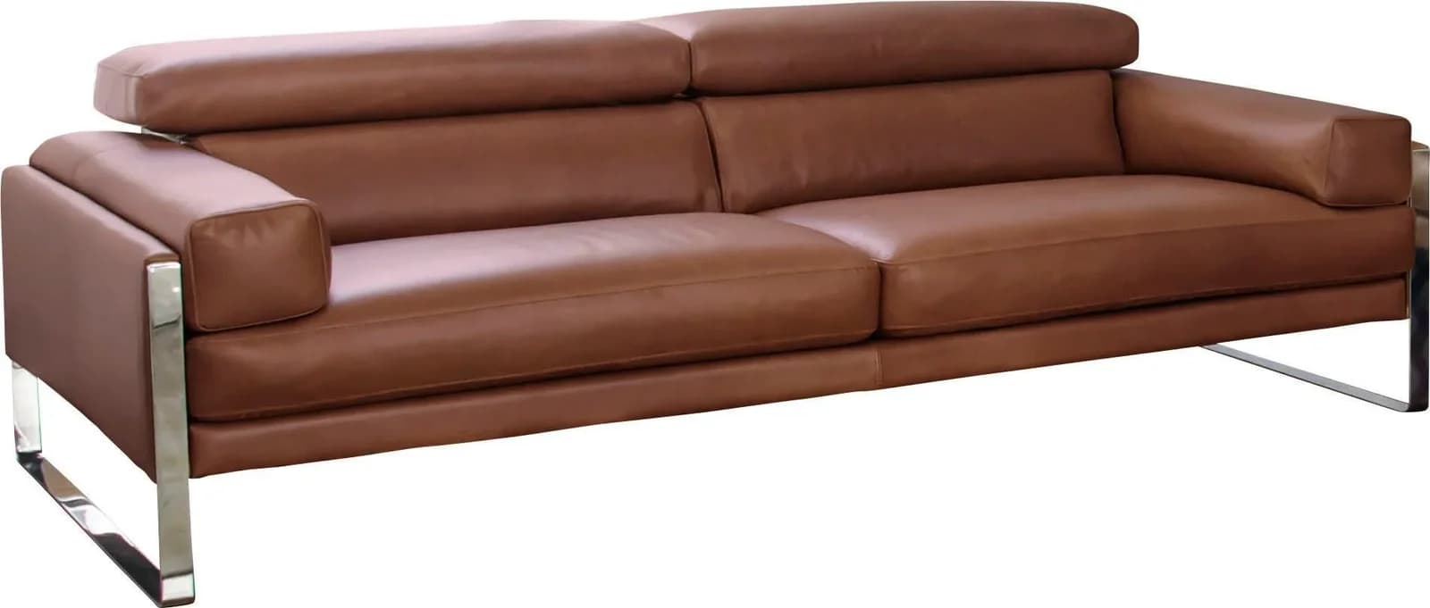 Calia Italia Romeo 2-Sitzer Sofa Anilinleder Braun