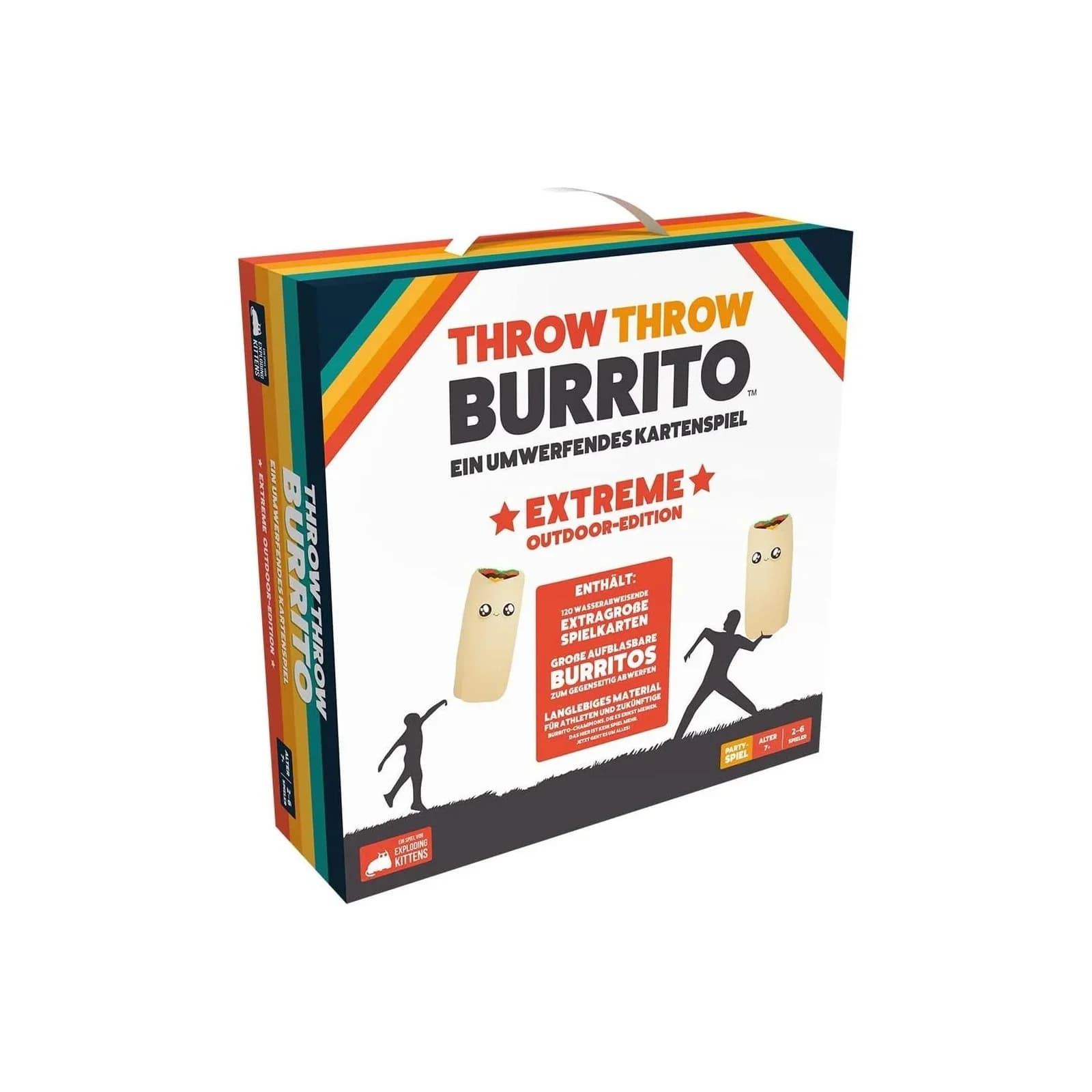 Asmodee Throw Throw Burrito Extreme Outdoor-Edition Partyspiel