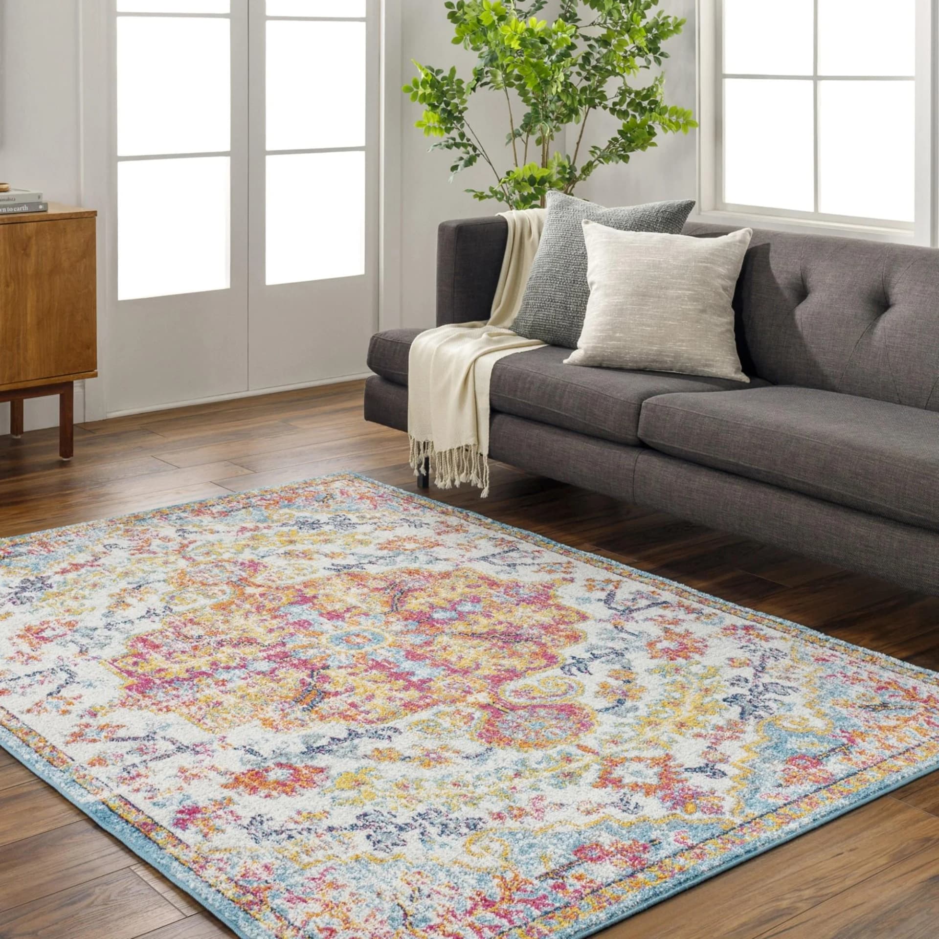 LIVABLISS Teppich MUNICH Gelb Orientalisch Vintage