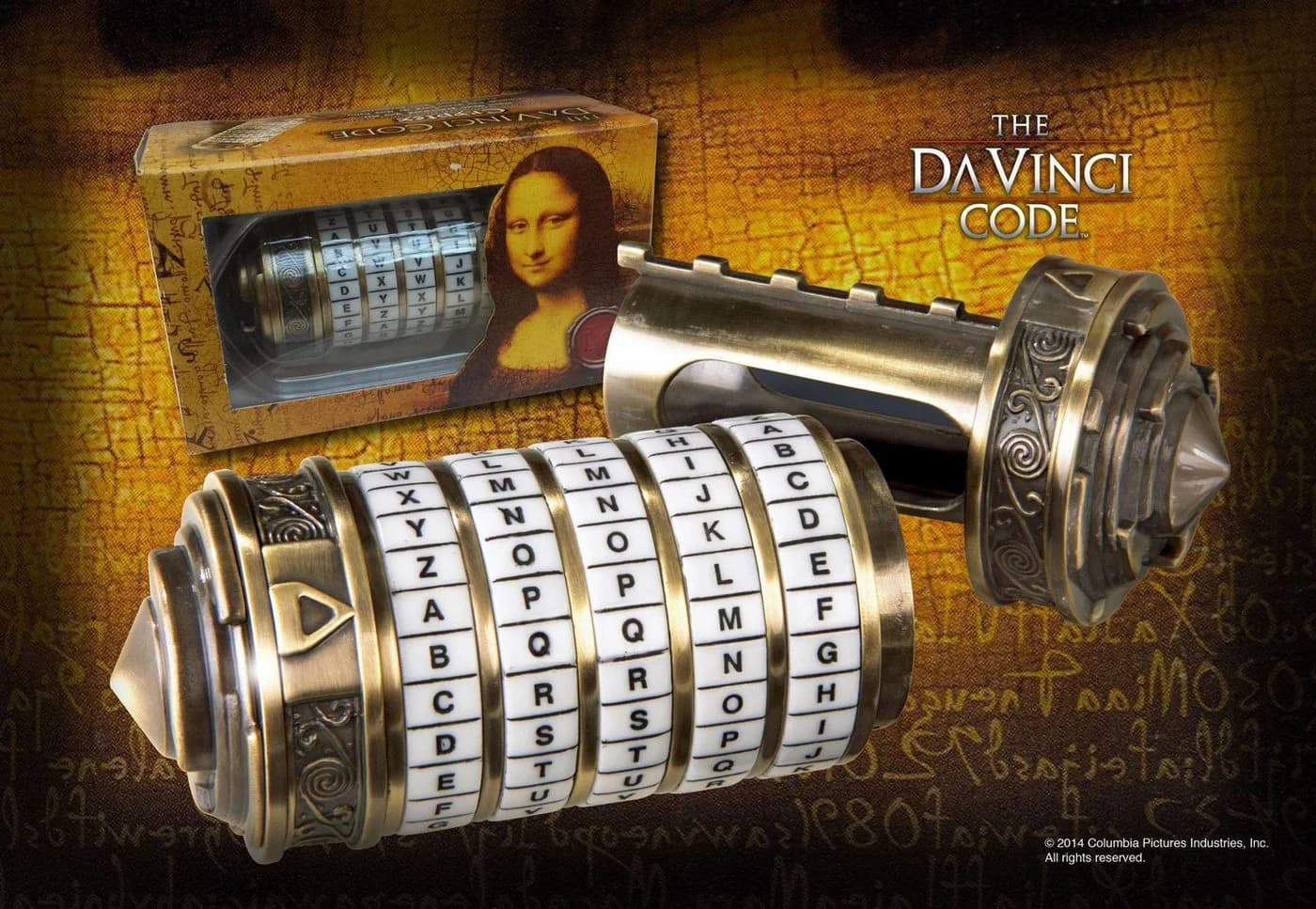 Noble Collection Da Vinci Code Replik Mini Kryptex