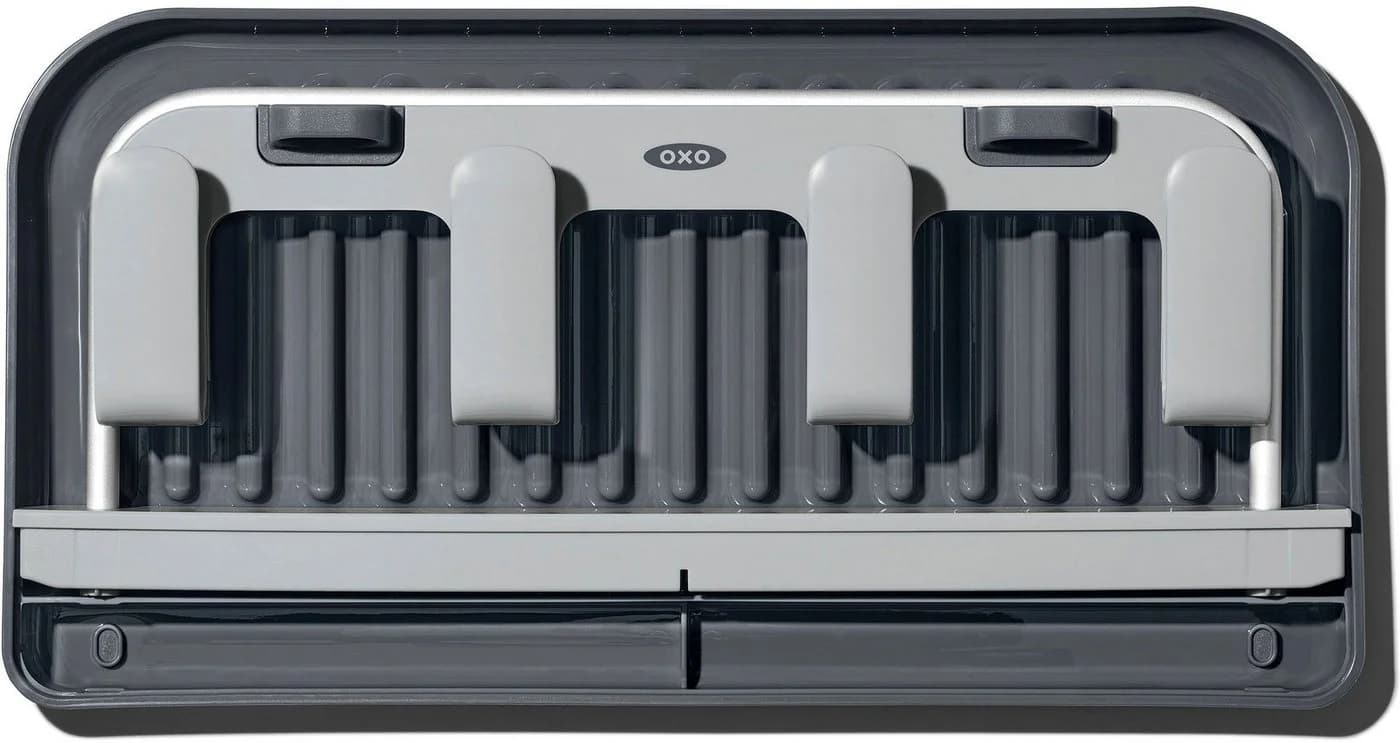 OXO GOOD GRIPS Geschirrständer Grau Aluminium Flaschentrockengestell