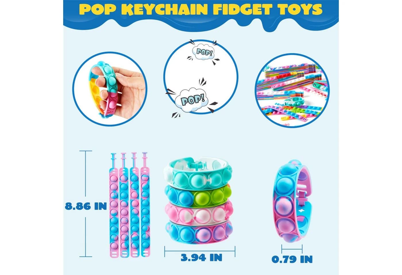 JOYIN Fidget Spinner Set 25-tlg. für Kinder ab 3 Jahren