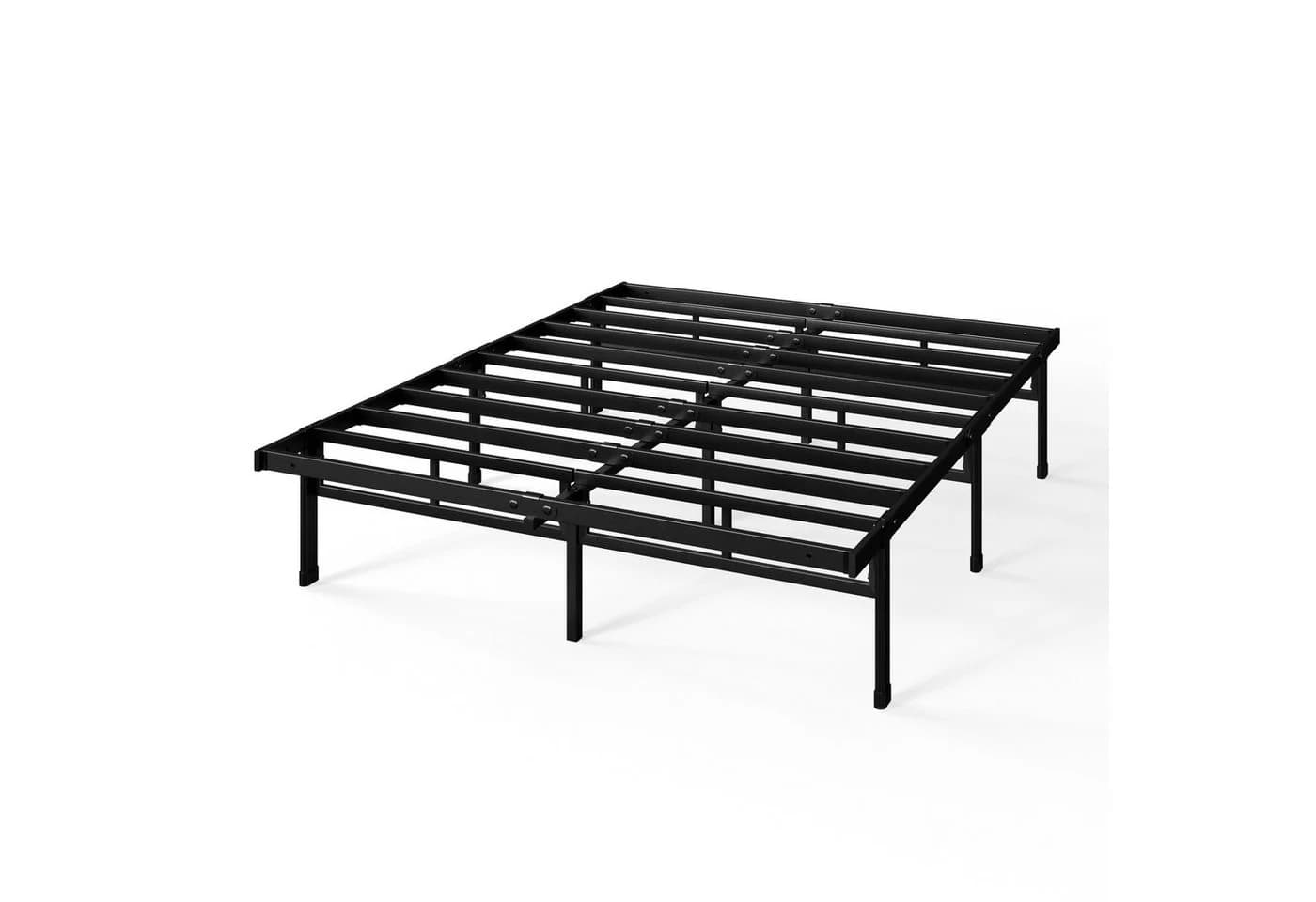 ZINUS Bettgestell Mateo Modernes Bett 140x200 cm Schwarz