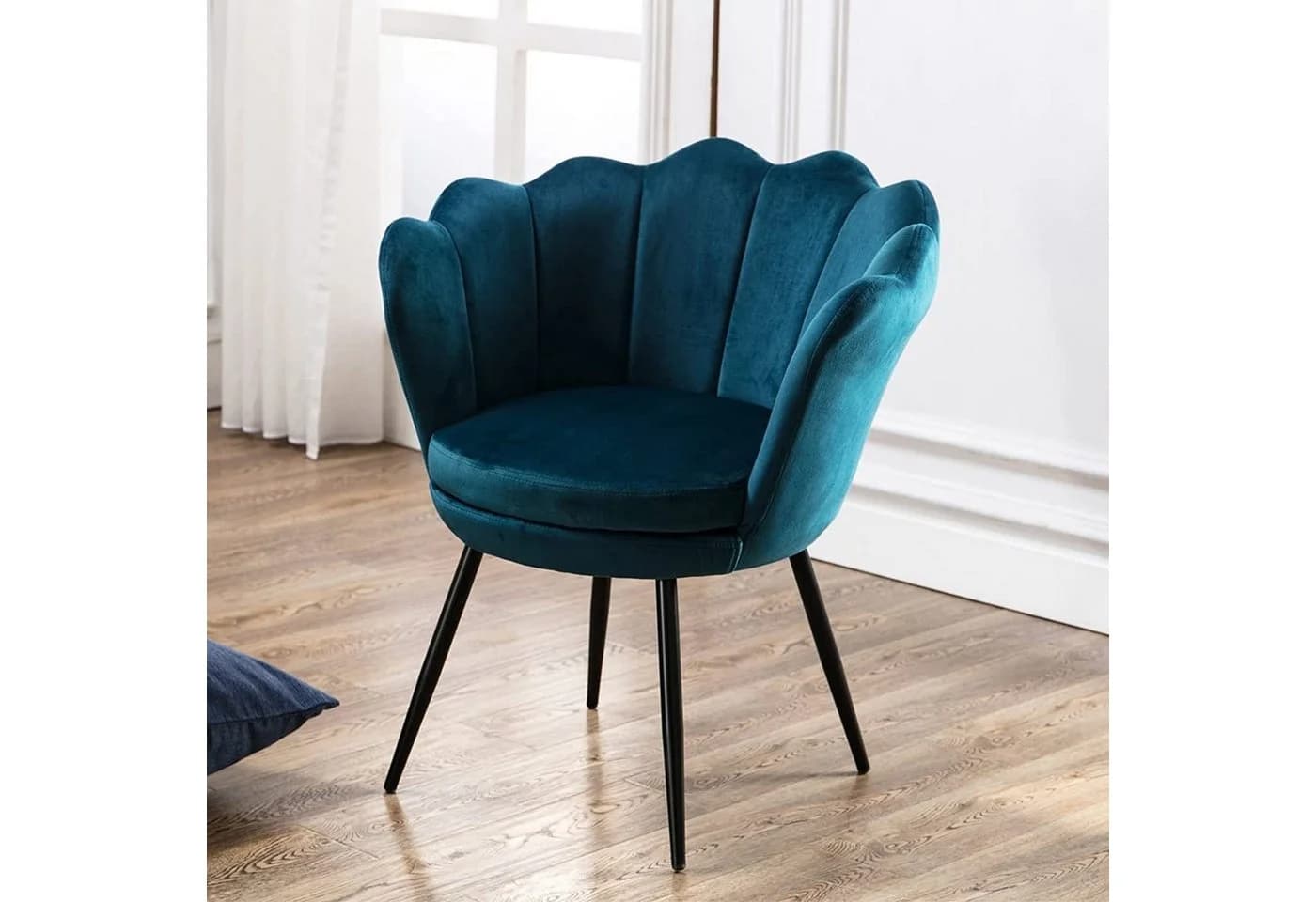 WAHSON OFFICE CHAIRS Loungesessel Weicher Samt Armlehnstuhl Blau/Grün