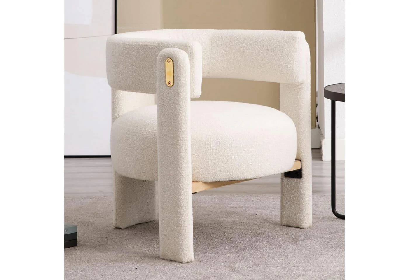 WAHSON OFFICE CHAIRS Ohrensessel Moderner Loungesessel mit hoher Rückenlehne