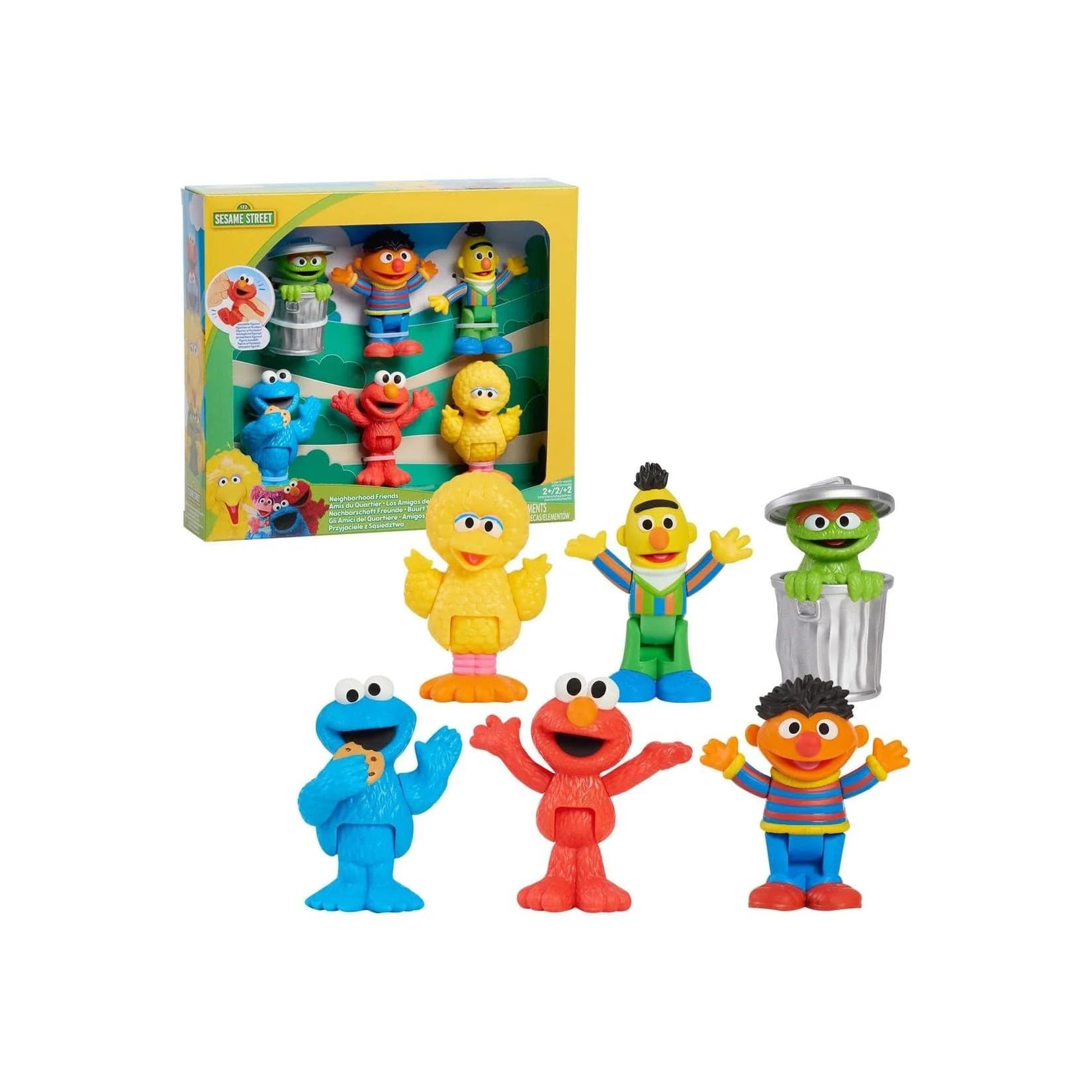 Just Play Sesamstraße Figurenset 6er-Pack Nachbarschaftsfreunde