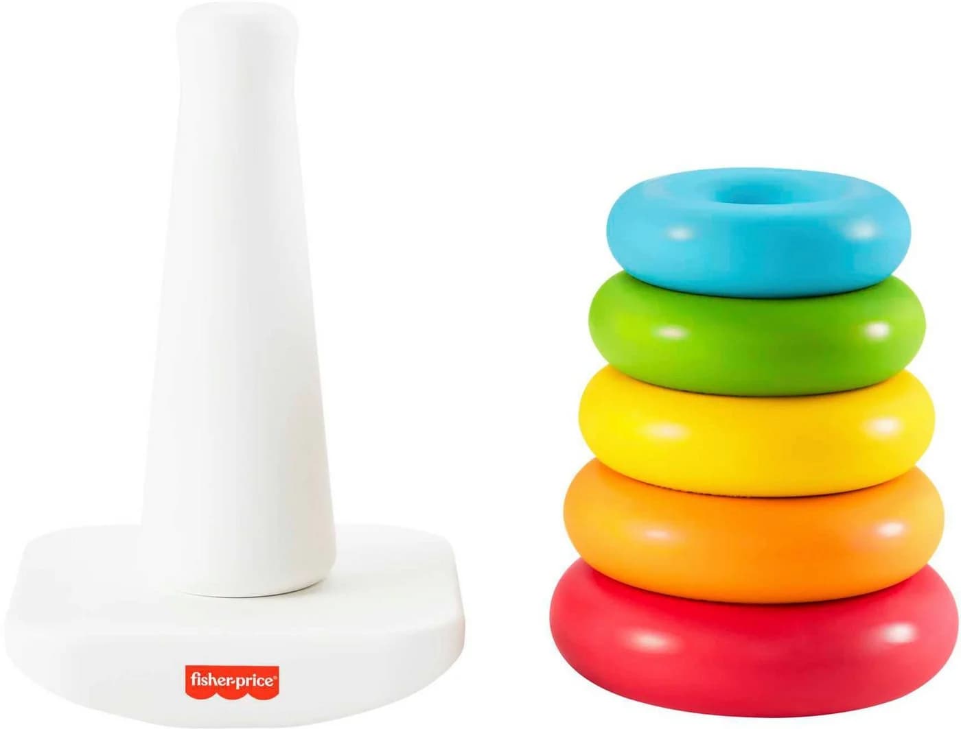 Fisher-Price Stapelspielzeug Eco Farbring Pyramide Bunt