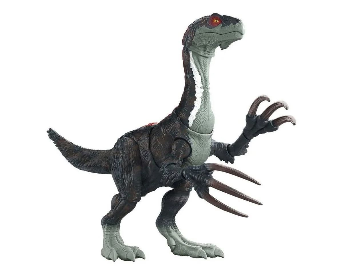 Mattel® Actionfigur Jurassic World Sound Slashin' Slasher Therizinosaur