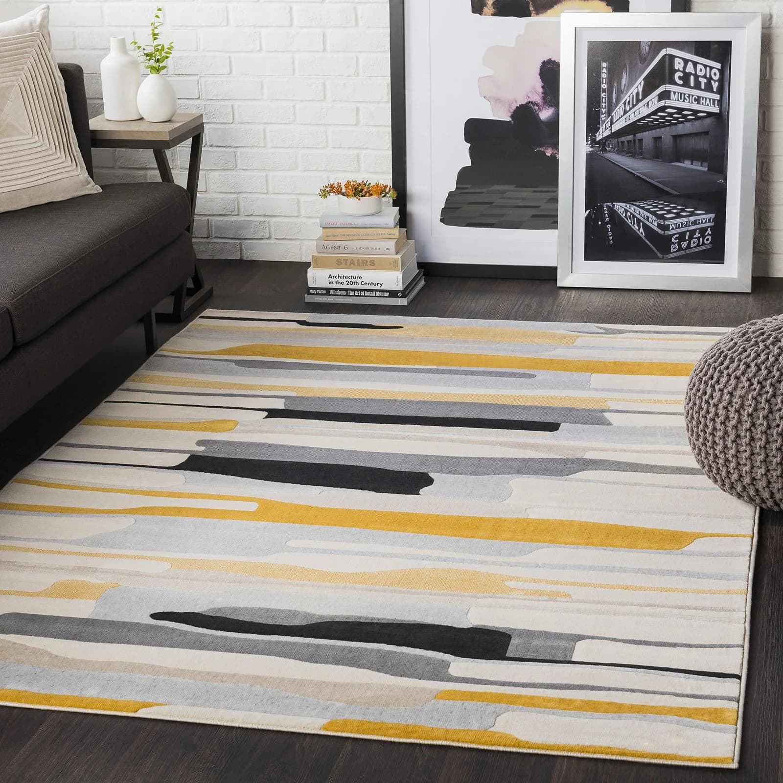 LIVABLISS Teppich Houston Bunt Kunstfaser Skandi Design Modern Boho