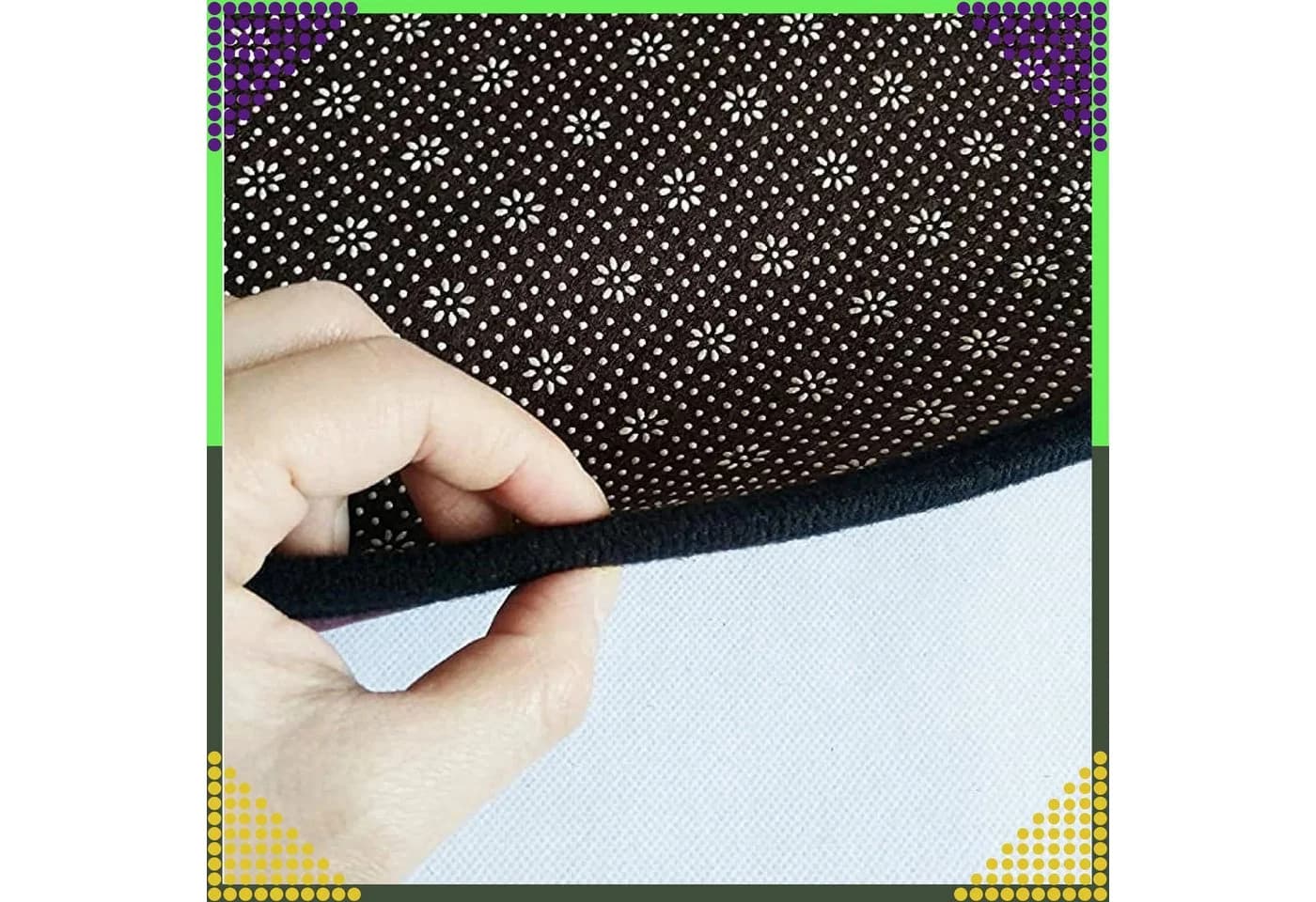Realb2b 3D-Fußmatte White Hole Illusion 60x90 cm