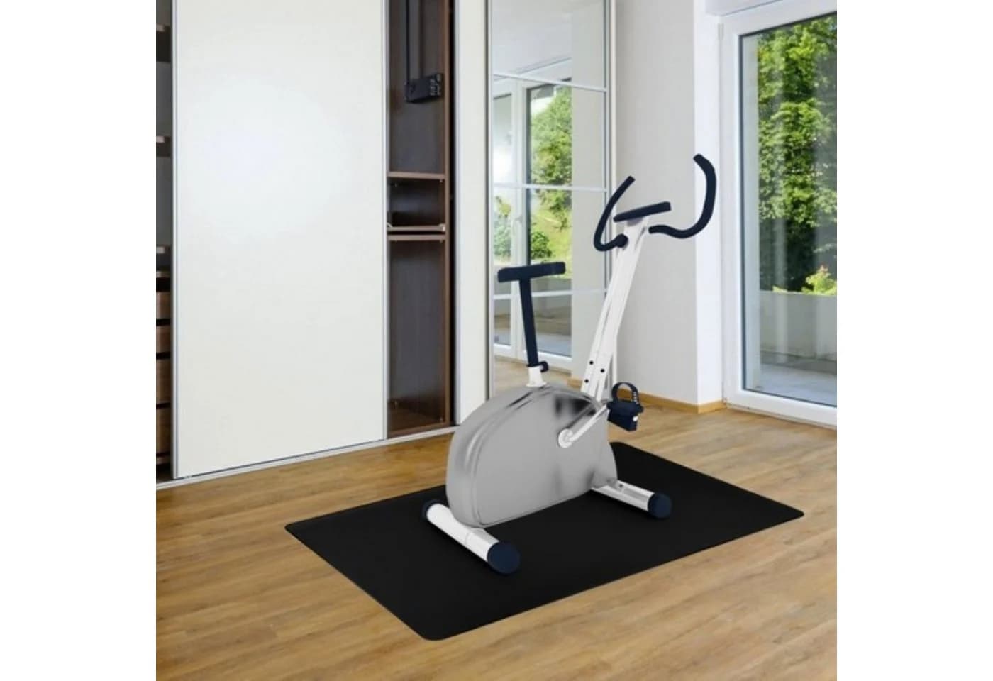 Ruhhy Bodenschutzmatte Schwarz Matt 90x130cm