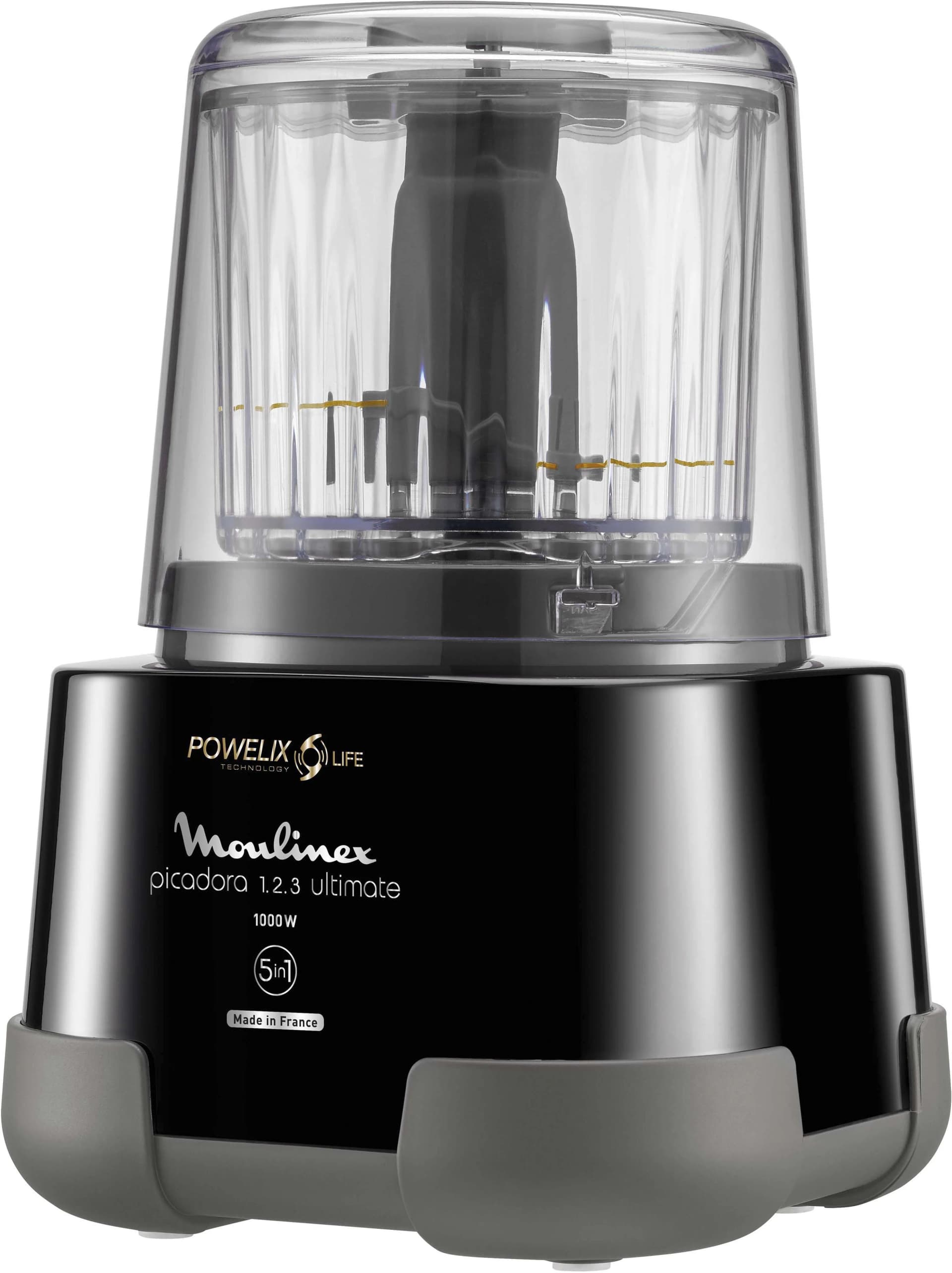 MOULINEX Zerkleinerer DP8108 Moulinette Ultimate Schwarz 550 ml