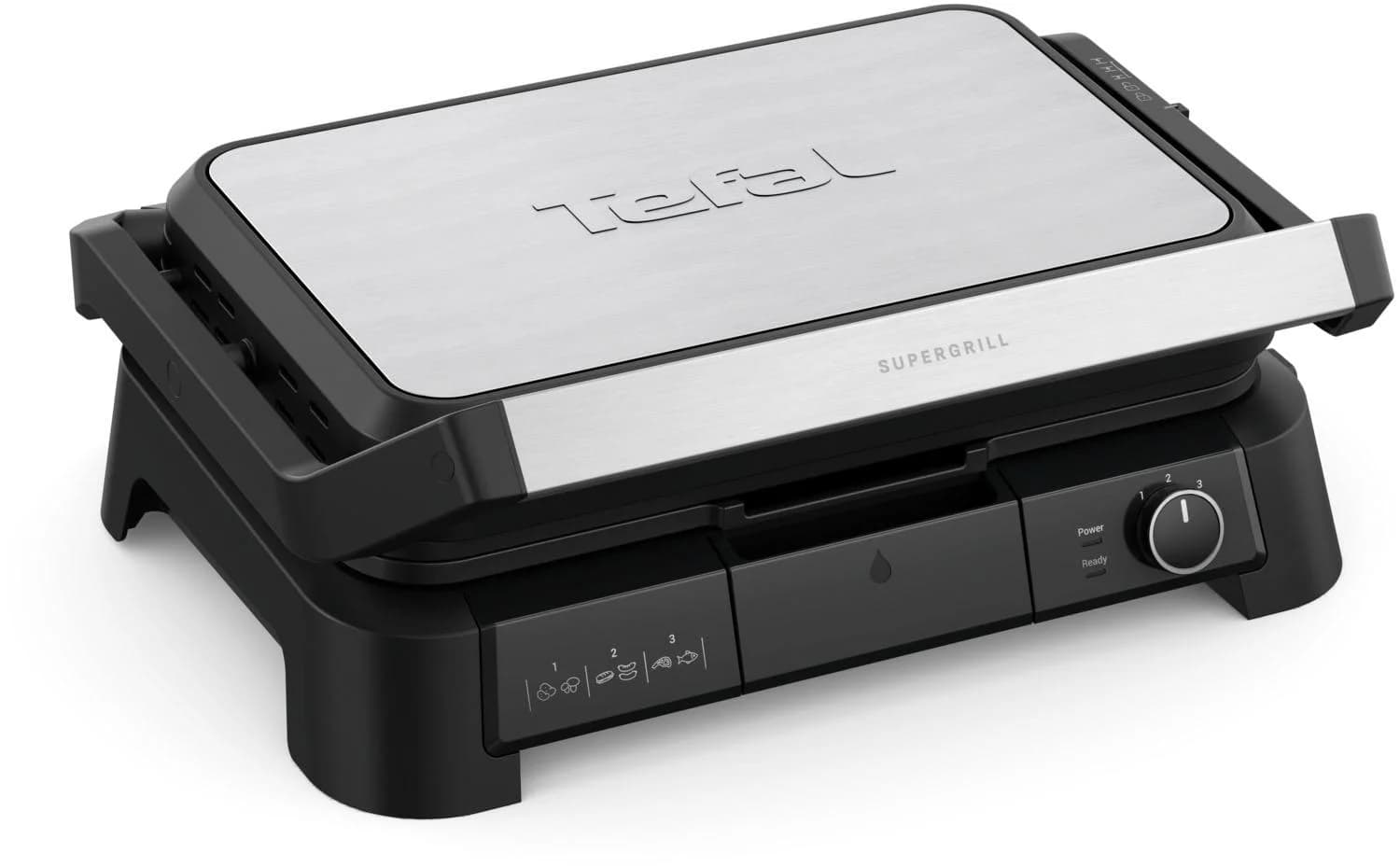 Tefal SuperGrill 3in1 XL Kontaktgrill Schwarz