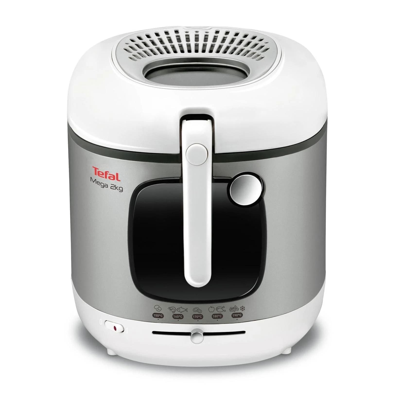 TEFAL FR4800 Mega XXL Fritteuse 2100 Watt Weiß/Schwarz/Silber