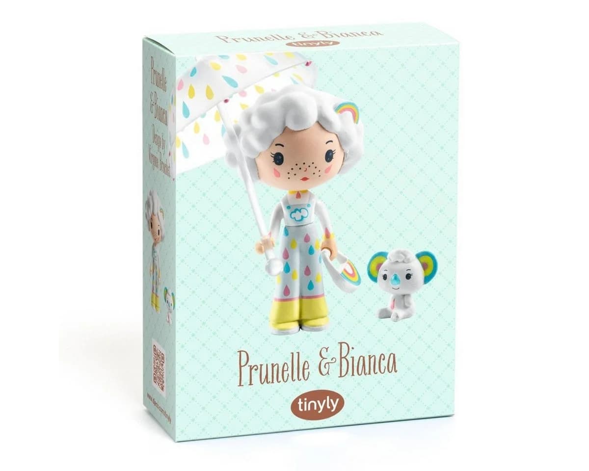 DJECO Spielfigur Tinyly: Prunelle & Bianca mit Panda und Accessoires