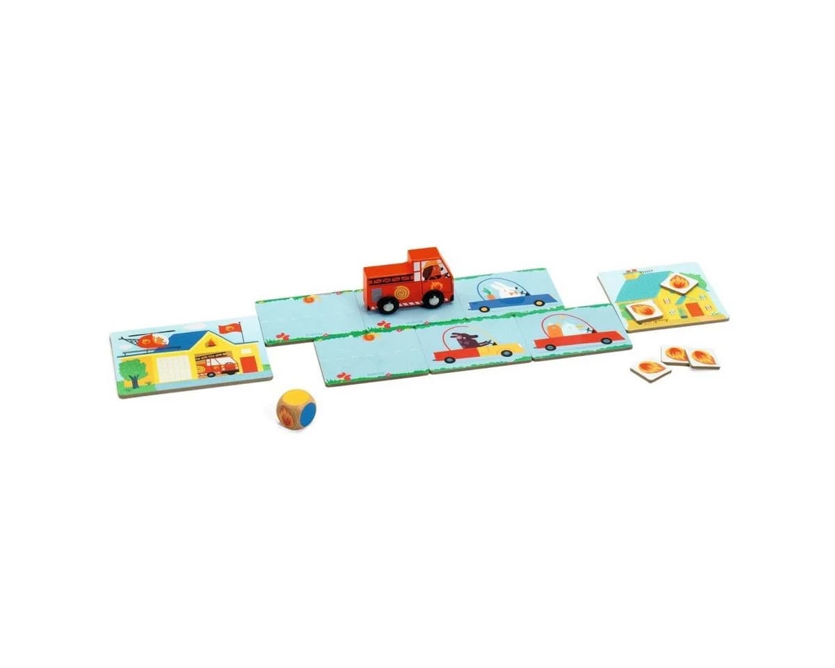 DJECO Tatütata! Kooperationsspiel Feuerwehr für Kinder