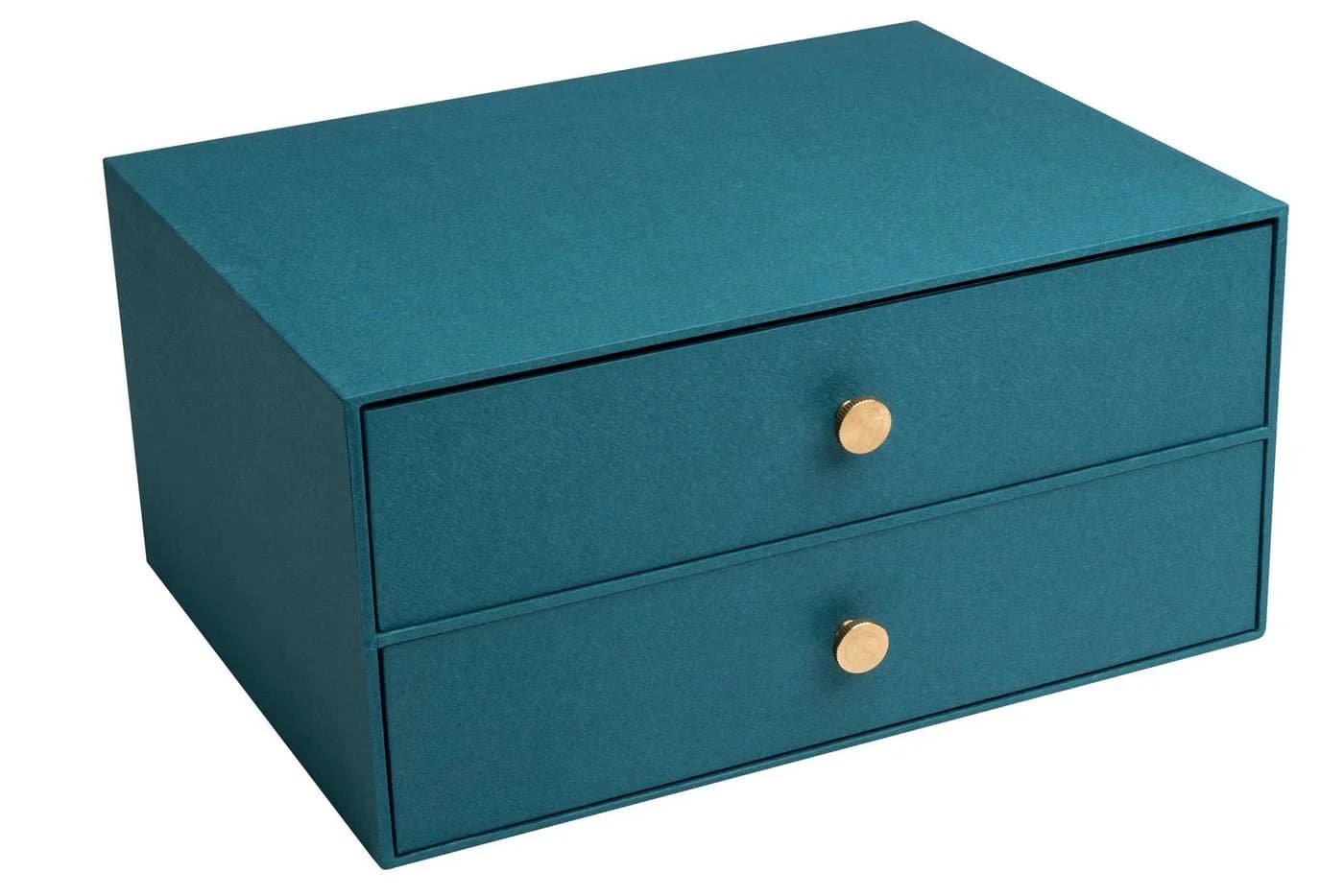EXACOMPTA Schubladenbox 2 Schubladen A4 Maxi Bleu canard